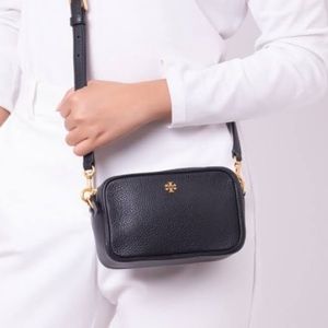Tory Burch Blake Mini pebbled leather Camera Bag